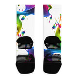 PB/PG (WHITE) Basketball socks