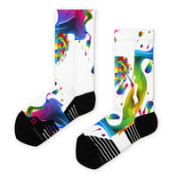 PB/PG (WHITE) Basketball socks