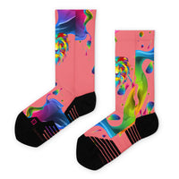 PB/PG (PINK) Basketball socks