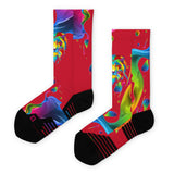 PB/PG (RED) Basketball socks