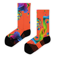 PB/PG (ORANGE) Basketball socks