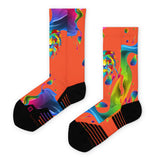 PB/PG (ORANGE) Basketball socks