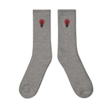 PORCHBOYZ PORCHGIRLZ (PORCHBOYZ BL/JAMIR) Embroidered socks