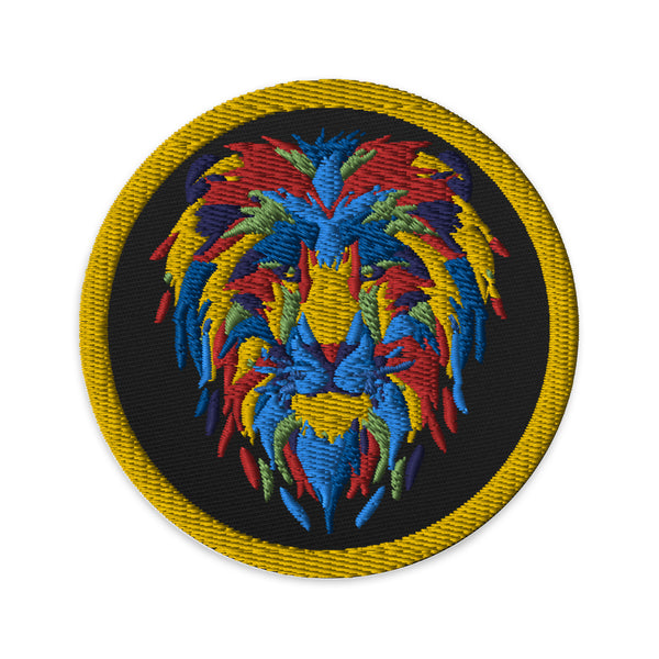 PORCHBOYZ PORCHGIRLZ LION HAD LOGO Embroidered patches