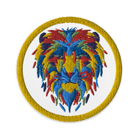 PORCHBOYZ PORCHGIRLZ LION HAD LOGO Embroidered patches