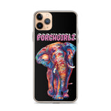 Pink Porchgirlz Elephant iPhone Case