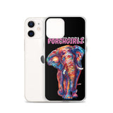 Pink Porchgirlz Elephant iPhone Case
