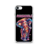 Pink Porchgirlz Elephant iPhone Case