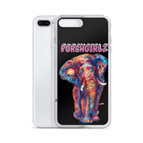 Pink Porchgirlz Elephant iPhone Case