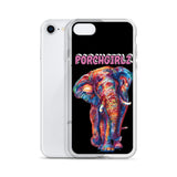 Pink Porchgirlz Elephant iPhone Case