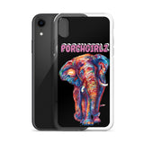 Pink Porchgirlz Elephant iPhone Case