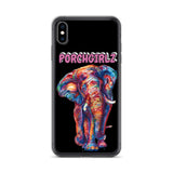 Pink Porchgirlz Elephant iPhone Case