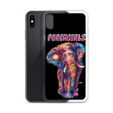 Pink Porchgirlz Elephant iPhone Case