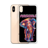 Pink Porchgirlz Elephant iPhone Case