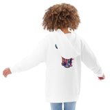 PORCHGIRLZ(BLK/PNK/SKY BLUE) Kids fleece hoodie