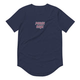 PORCHBOYZ BREAST CANCER AWARENESS Men's Curved Hem T-Shirt