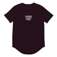 PORCHBOYZ BREAST CANCER AWARENESS Men's Curved Hem T-Shirt