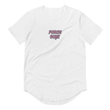 PORCHBOYZ BREAST CANCER AWARENESS Men's Curved Hem T-Shirt