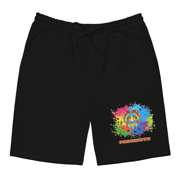 PORCHBOYZ PAINT SPLATTER Men's fleece shorts