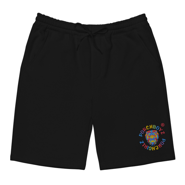 Porchboyz Porchgirlz "Embroidered Trademark" Men's fleece shorts