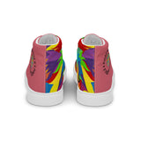 Pink PORCHBOYZ  high top canvas shoes