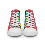 Pink PORCHBOYZ  high top canvas shoes