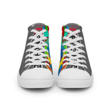 Grey PORCHBOYZ  high top canvas shoes