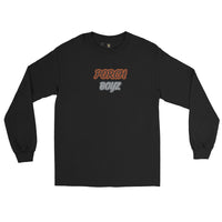 PORCHBOYZ EMBOIDERED (BLK/ORN/SLV/WHT) Men’s Long Sleeve Shirt