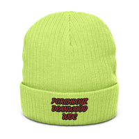 PORCHBOYZ DEANWOOD (WDC) Embroidered Ribbed knit beanie