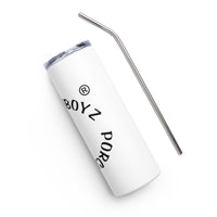 Black Trademark Stainless steel tumbler
