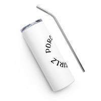 Black Trademark Stainless steel tumbler