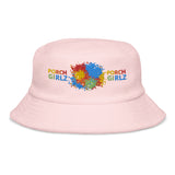 PORCHGIRLZ PAINT SPLATTER Terry cloth bucket hat