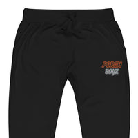 PORCHBOYZ EMBROIDERED (BLK/ORN/SLV/WHT) Unisex fleece sweatpants