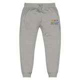 PorchBoyz Embroidered Multi Color Unisex fleece sweatpants