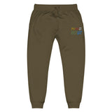 PorchBoyz Embroidered Multi Color Unisex fleece sweatpants