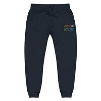 PorchBoyz Embroidered Multi Color Unisex fleece sweatpants