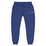 PorchBoyz Embroidered Multi Color Unisex fleece sweatpants