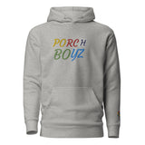 PorchBoyz Embroidered Multi Color/Lion Logo Unisex Hoodie