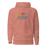 PorchBoyz Embroidered Multi Color/Lion Logo Unisex Hoodie