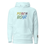 PorchBoyz Embroidered Multi Color/Lion Logo Unisex Hoodie