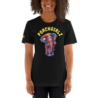 Porchgirlz Elephant Short-Sleeve Unisex T-Shirt