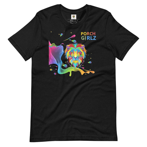 PORCHGIRLZ (PAINT SPLATTER 2.0) Unisex t-shirt