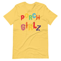 Porchgirlz "Multi Color" Unisex t-shirt