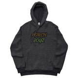 PORCHBOYZ Embroidered Unisex sueded fleece hoodie