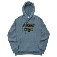 PORCHBOYZ Embroidered Unisex sueded fleece hoodie