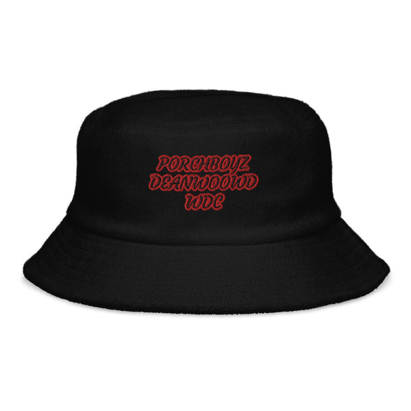 PORCHBOYZ DEANWOOD (WDC) Embroidered Unstructured terry cloth bucket hat