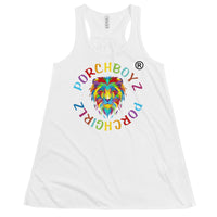 Porchboy Porchgirlz "Trademark" Women's Flowy Racerback Tank