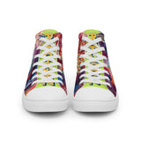 Mindaro Porchgirlz Elephant Print high top canvas shoes