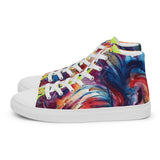 Mindaro Porchgirlz Elephant Print high top canvas shoes