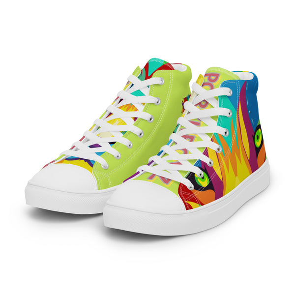 Mindaro Porchgirlz high top canvas shoes